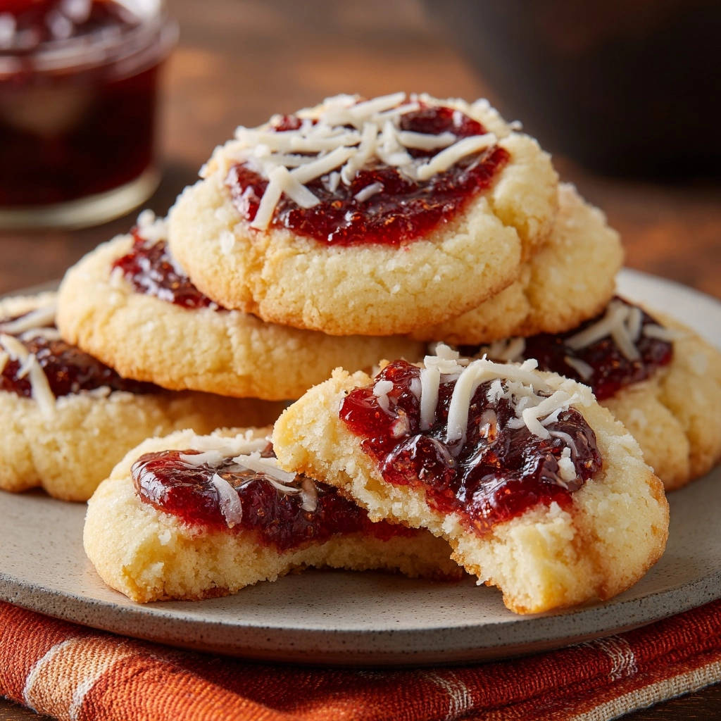 Himbeer-Daumenküsse mit Weißer Schokolade