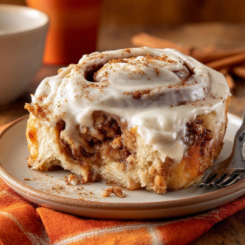Himmlische Zimtschnecken mit Orangen-Frischkäse-Glasur