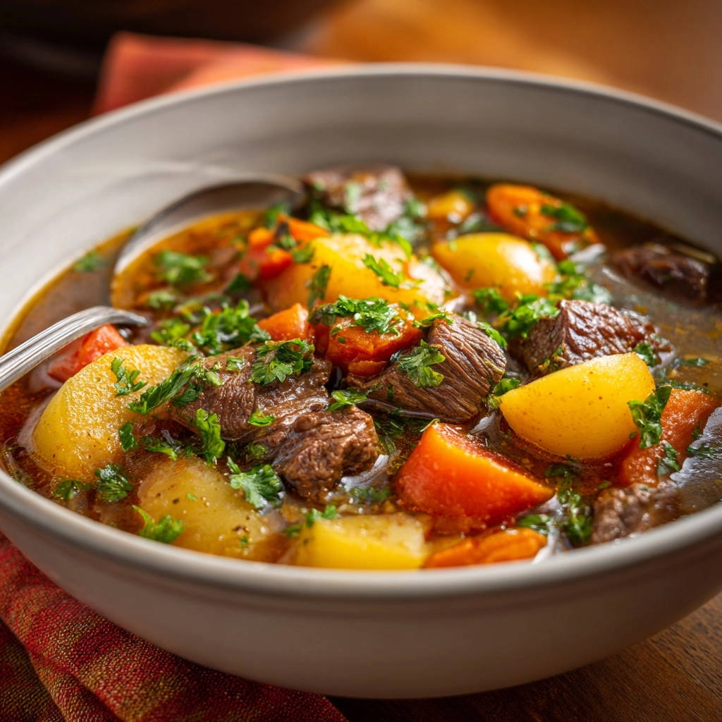 Herzhaftes Rinderschmorgericht