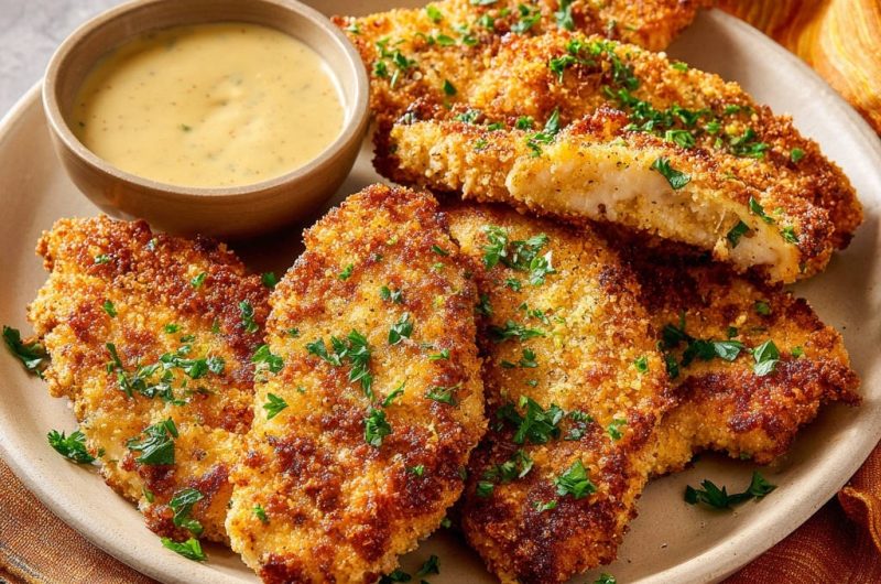 Goldbraune Knusperfilets