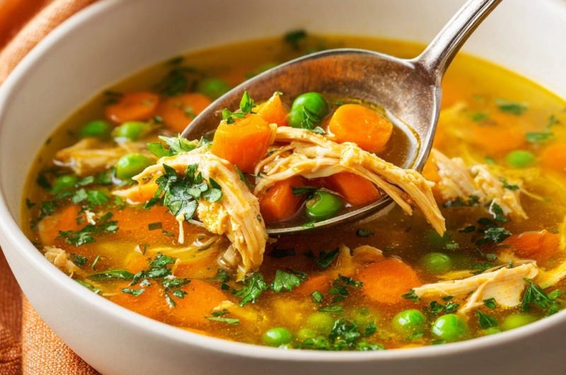 Herzhafte Hühnersuppe