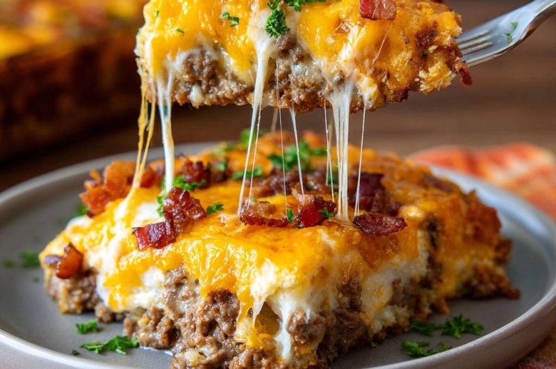 Herzhafter Hackfleisch-Kartoffel-Auflauf