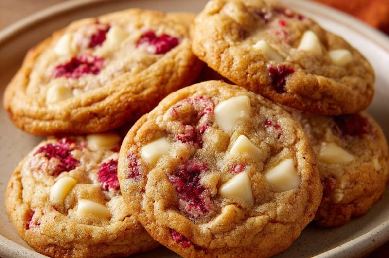Himbeer-Weiße-Schokolade-Cookies