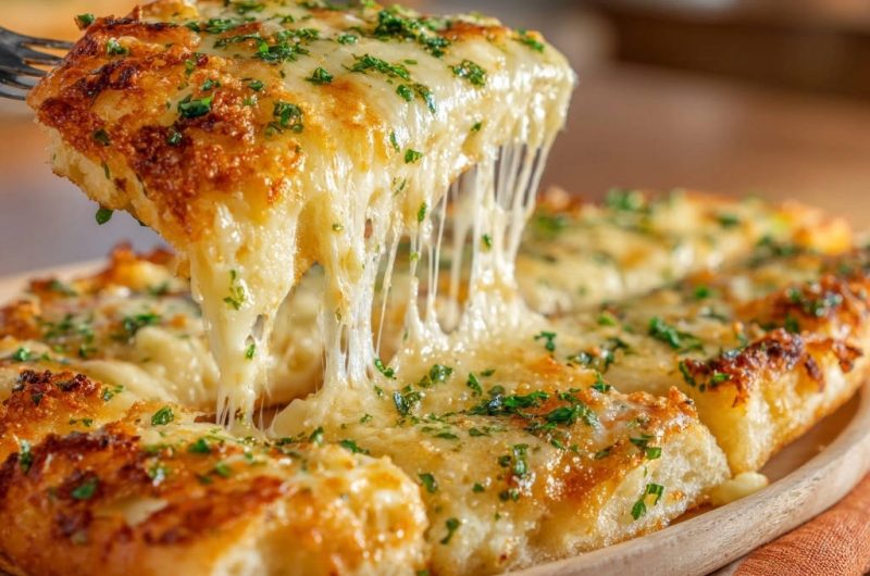 Italienisches Knoblauchbrot mit Käse