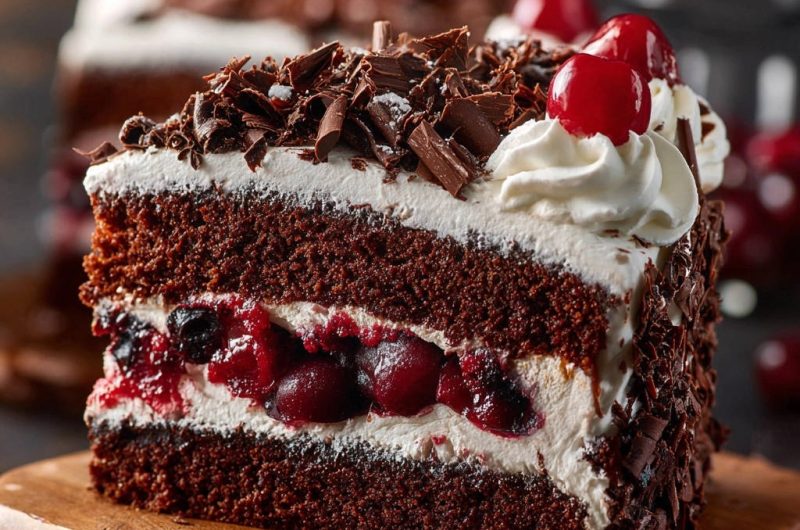 Klassische Schwarzwälder Kirschtorte