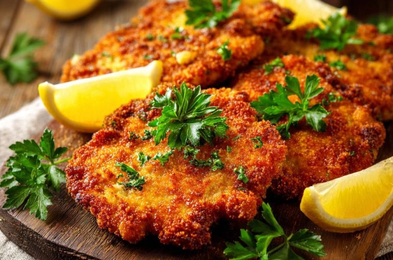 Knusprige Hähnchen-Schnitzel