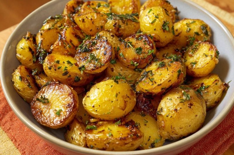 Knusprige Kräuterkartoffeln aus dem Ofen