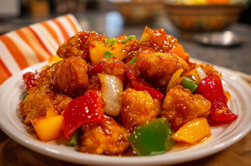 Knuspriges Süß-Sauer Hähnchen