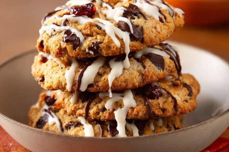 Meine unwiderstehlichen Cranberry-Schoko-Haferkekse