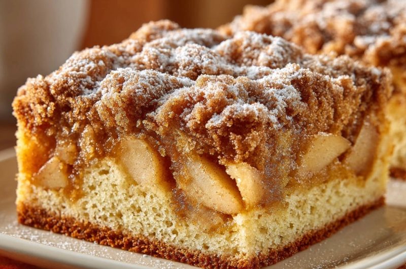 Saftiger Apfel-Streuselkuchen