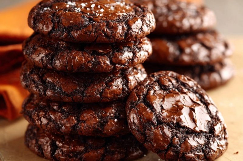 Schoko-Crinkle-Kekse