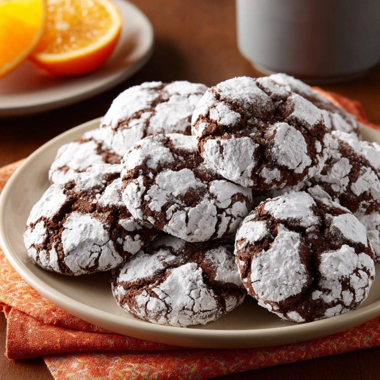 Schoko Crinkle Kekse: Puderzucker, der bleibt und begeistert!