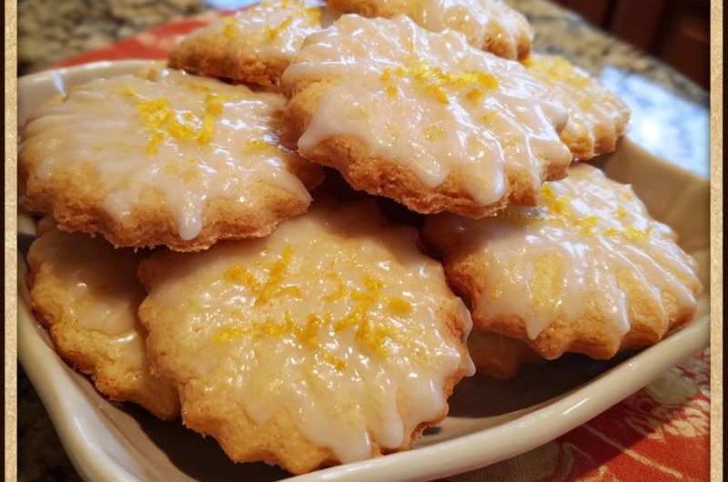 Zitronenblüten-Plätzchen