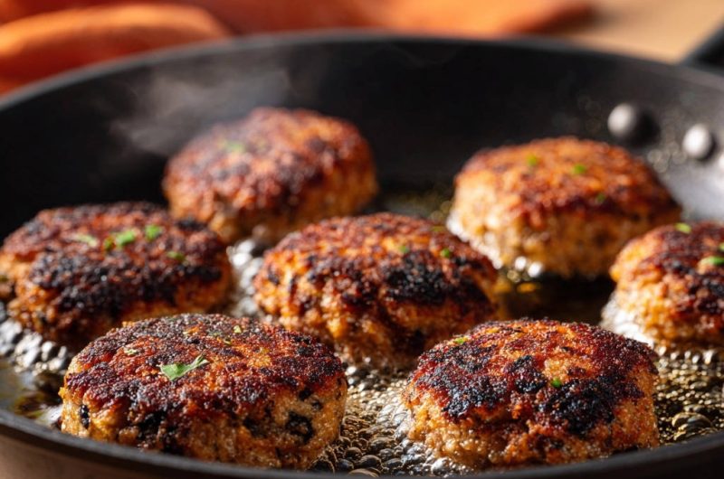 Hackfleisch-Patties