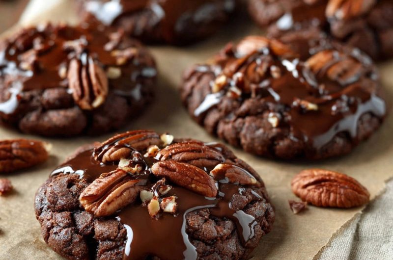 Schoko-Pecan-Cookies