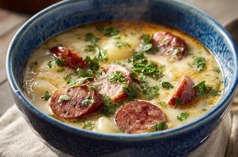 Cremige Wurst-Kartoffel-Suppe