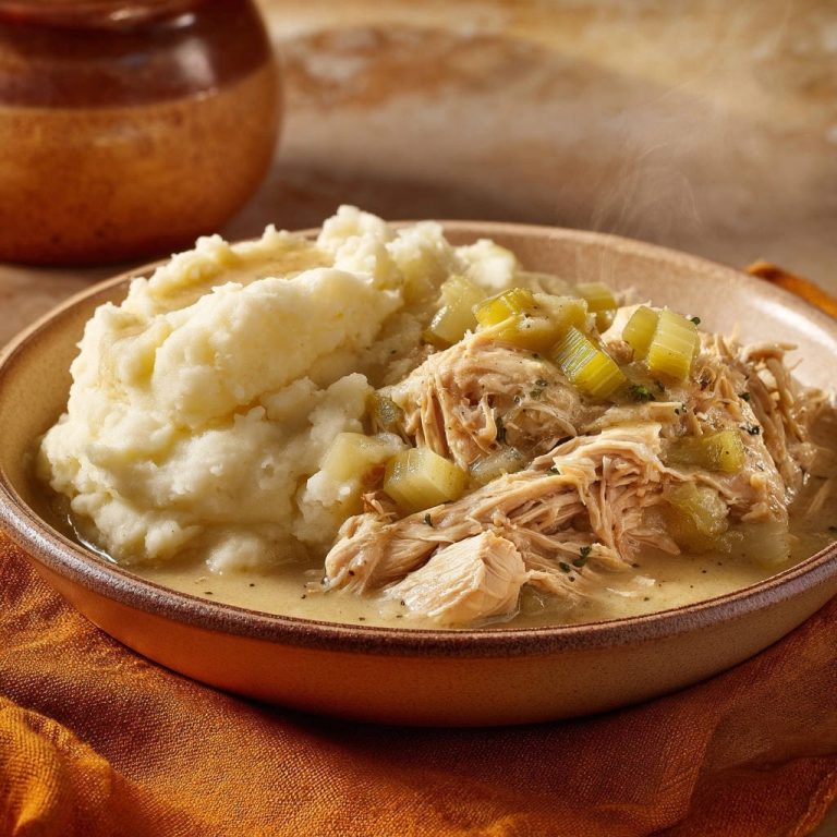 Cremiges Hähnchen-Ragout mit Kartoffelpüree: Nie wieder trocken!