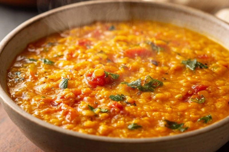 Cremiges Rotes Linsen-Dal