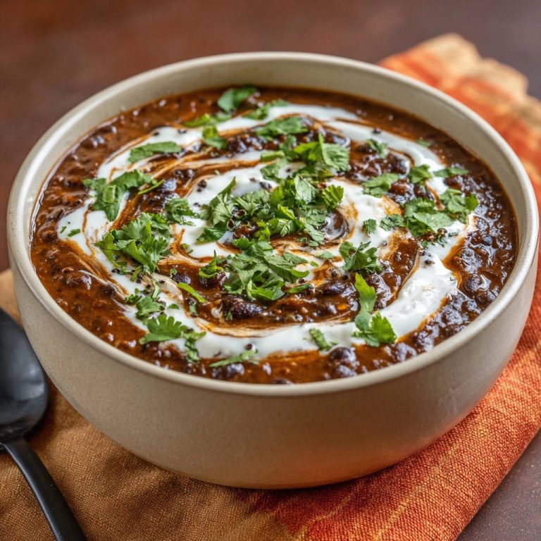 Cremiges Schwarzes Linsen-Dal: Das Geheimnis perfekter Cremigkeit