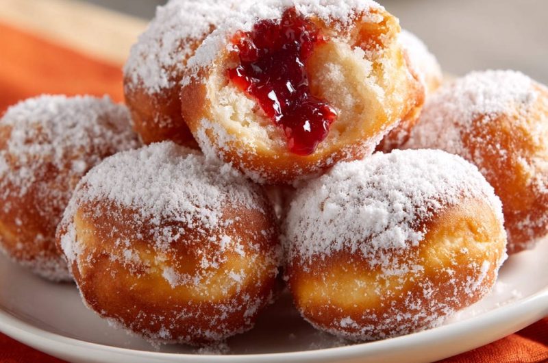 Gefüllte Glücks-Krapfen