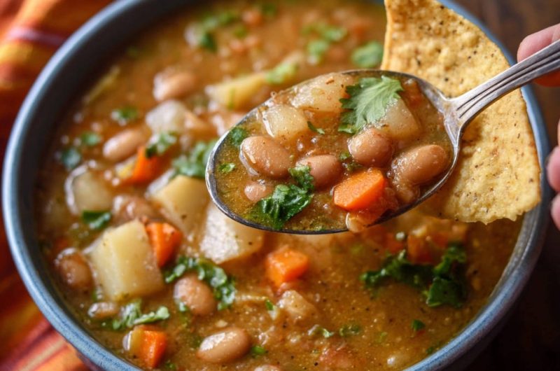 Herzhafter Bohneneintopf mit Kartoffeln