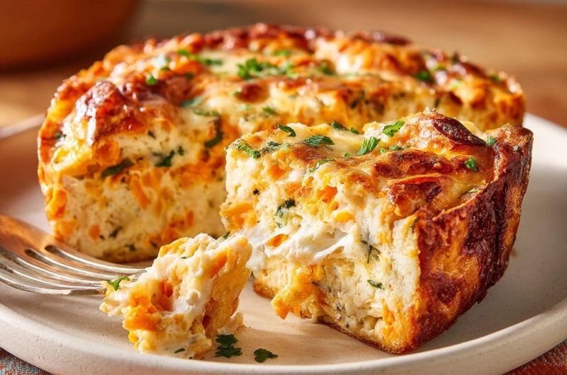 Herzhafter Gemüse-Ei-Kuchen