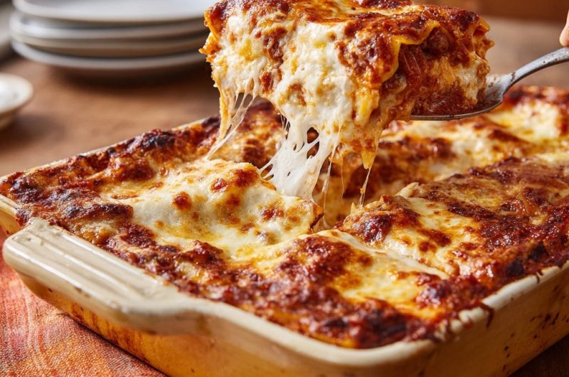 Klassische Ofen-Lasagna