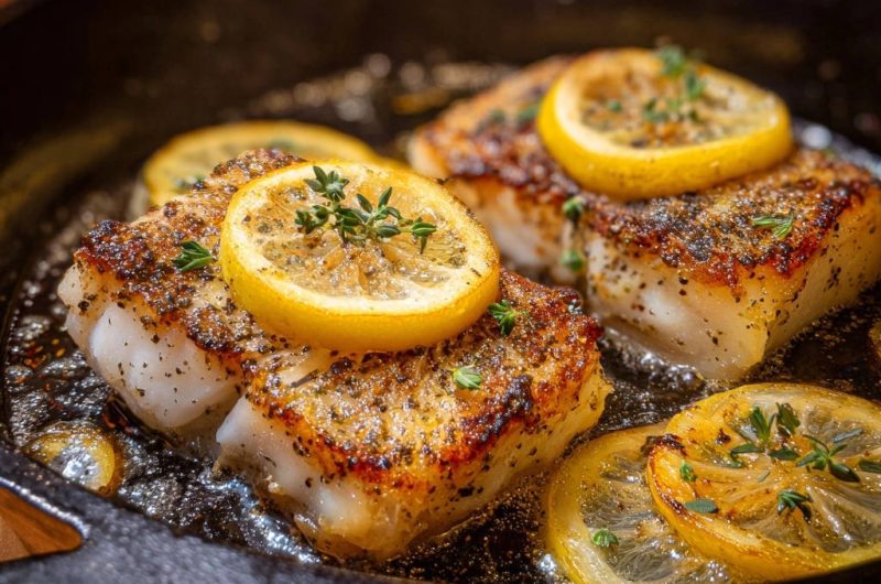 Perfekt Gebratenes Fischfilet