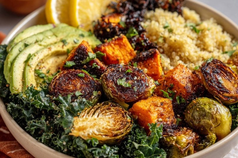 Veggie Power Bowl mit Ofengemüse