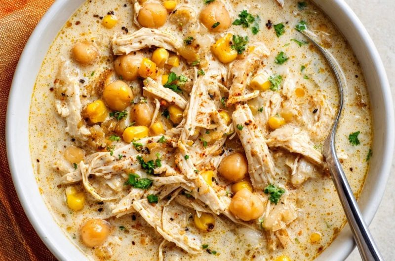 Hähnchen-Kichererbsen-Eintopf