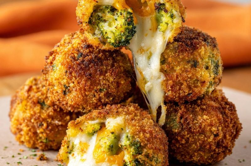 Brokkoli-Käse-Bällchen