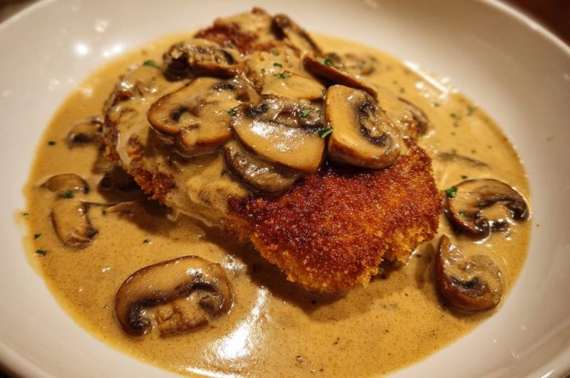 Hähnchenschnitzel Jäger Art