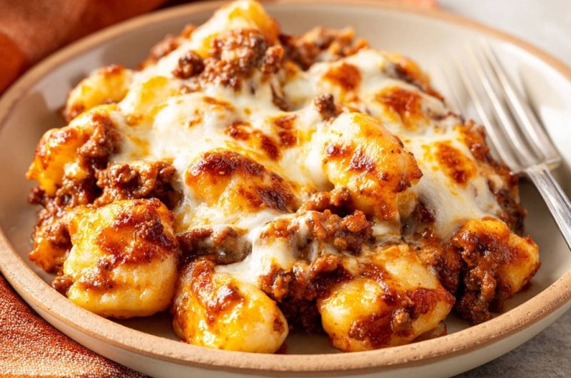 Überbackene Gnocchi