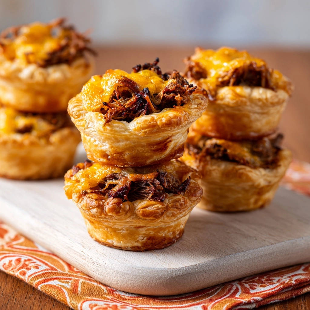 Herzhafte Rindfleisch-Käse-Taschen