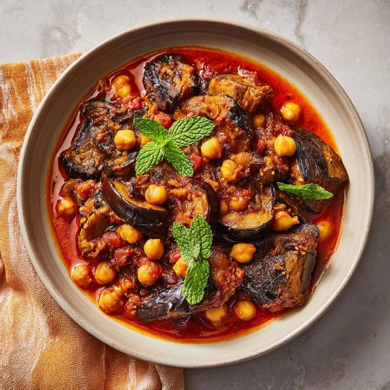 Auberginen-Kichererbsen-Eintopf: Nie wieder matschig!