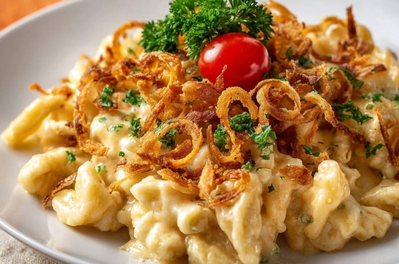 Cremige Käsespätzle