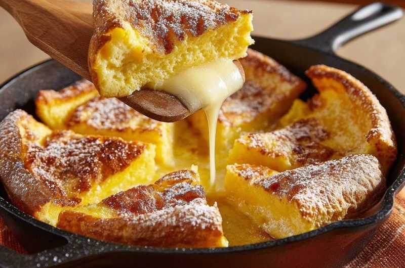 Dutch Baby Ofenpfannkuchen (Garantierte fluffige Höhe!)