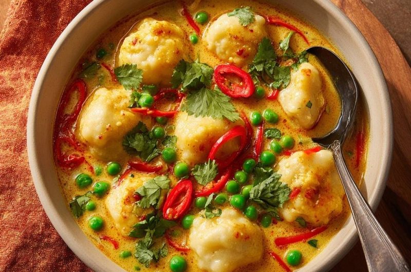 Gnocchi im cremigen Gelbcurry