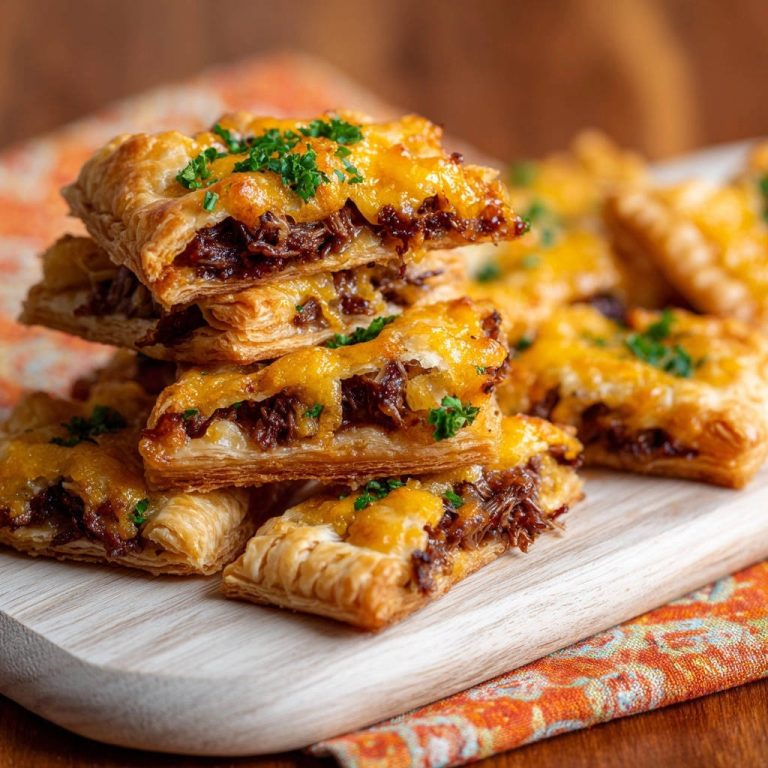 Herzhafte Rindfleisch-Käse-Taschen: Dein Geheimnis für knusprige Perfektion