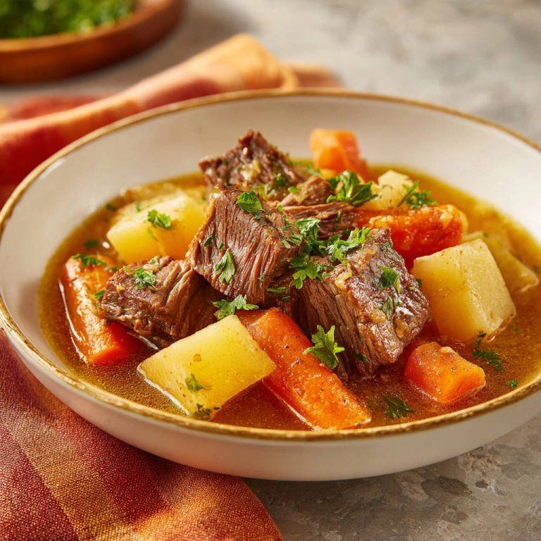 Herzhaftes Rindergulasch mit Wurzelgemüse: Garantiert butterzart und vollmundig