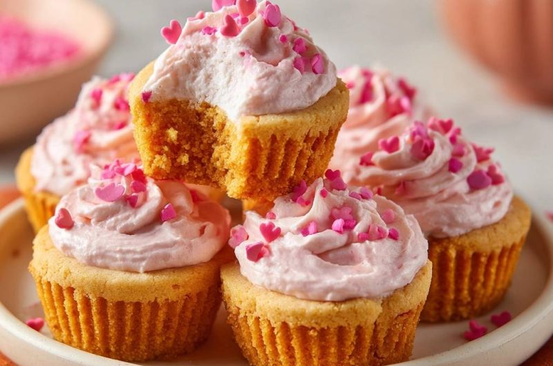 Herzige Rosa Cupcakes