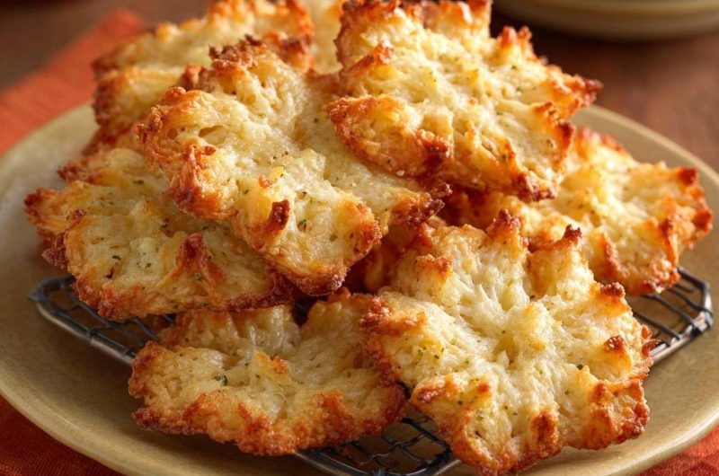 Knusprige Kartoffelblumen