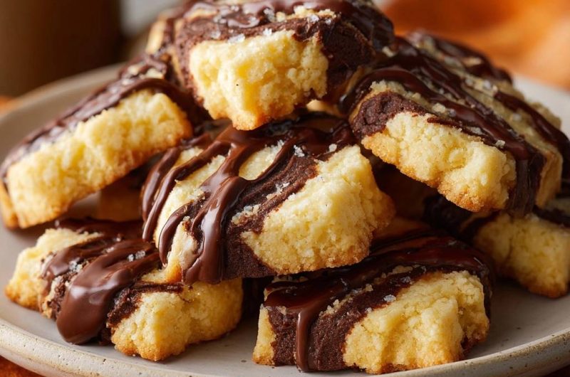 Meersalz-Schokoladen-Shortbread