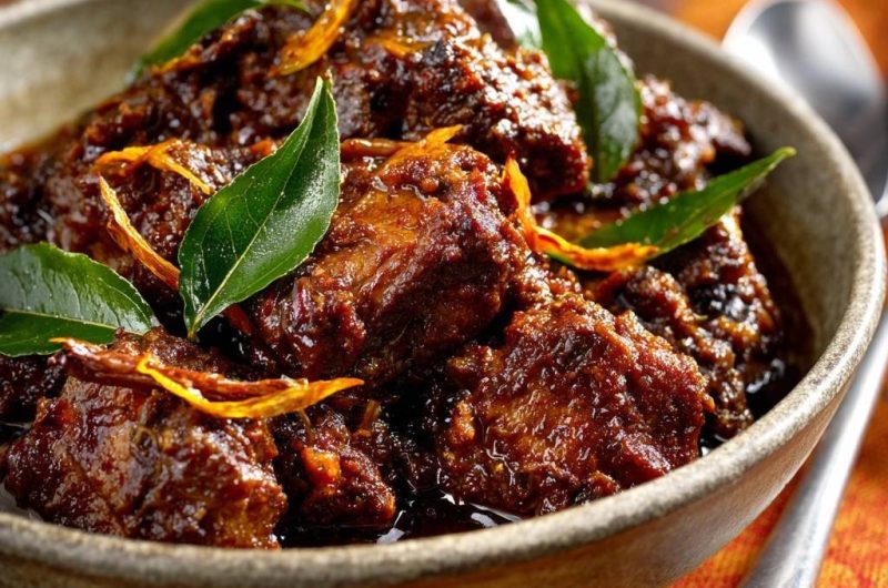 Rindfleisch-Rendang (Nie wieder zähes Fleisch!)