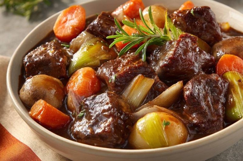 Rustikales Rindfleischgulasch