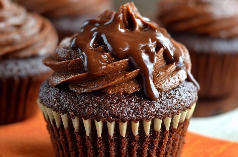 Saftige Schokoladen-Cupcakes
