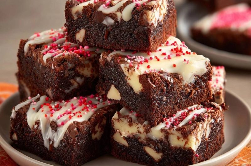 Saftige Walnuss-Weißschoko-Brownies (Nie wieder trockene Brownies!)