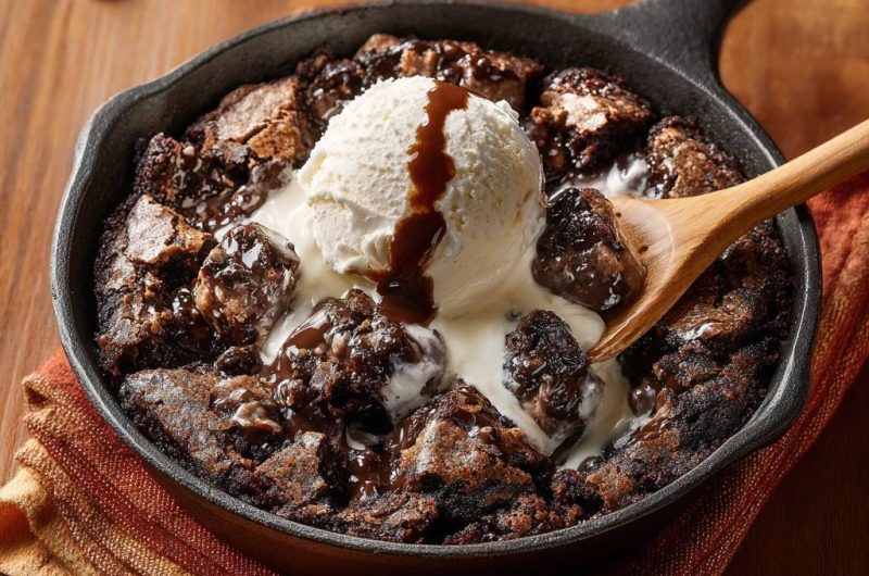 Schoko-Brownie-Skillet