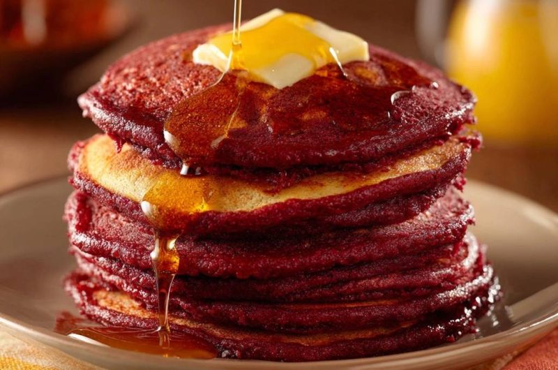 Rote-Bete-Pfannkuchen
