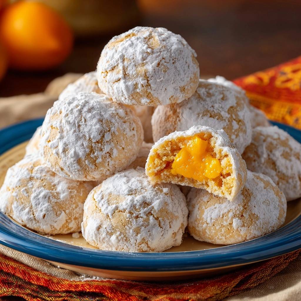 Knusprige Zitronen-Schneebällchen (Nie wieder auslaufende Füllung!)